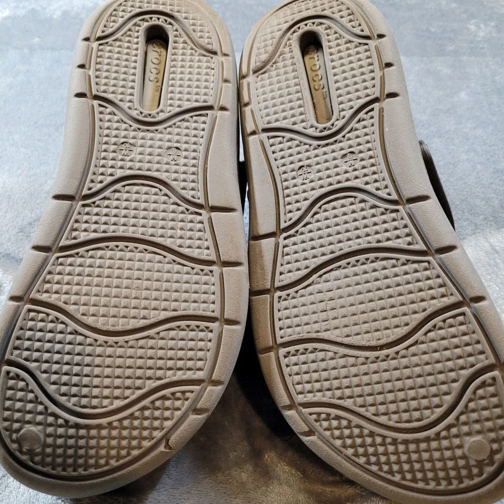 Crocs LiteRide Clog Charcoal Gray Mens 8 Womens 10 Comfort Slip On Shoes 204592